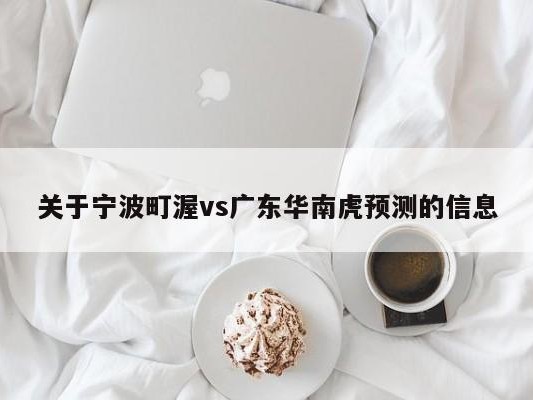 关于宁波町渥vs广东华南虎预测的信息